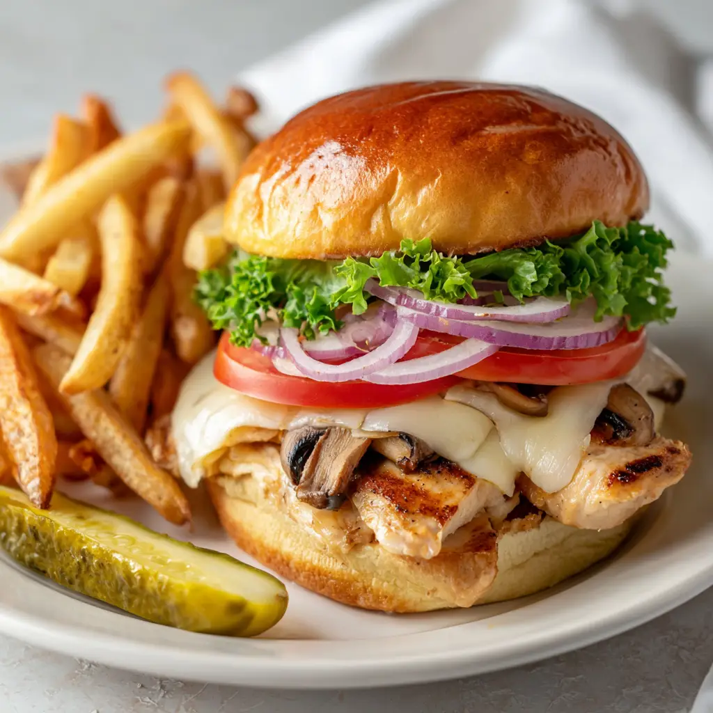 Texas Roadhouse Mushroom Jack Chicken Sandwich Menu