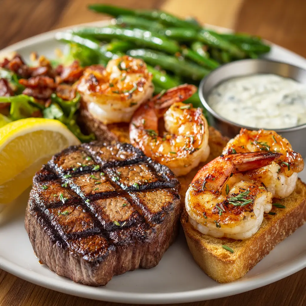 Texas Roadhouse Filet 6oz Grilled Shrimp menu