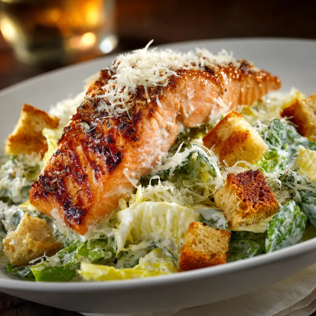 Texas Roadhouse Grilled Salmon Salad Menu