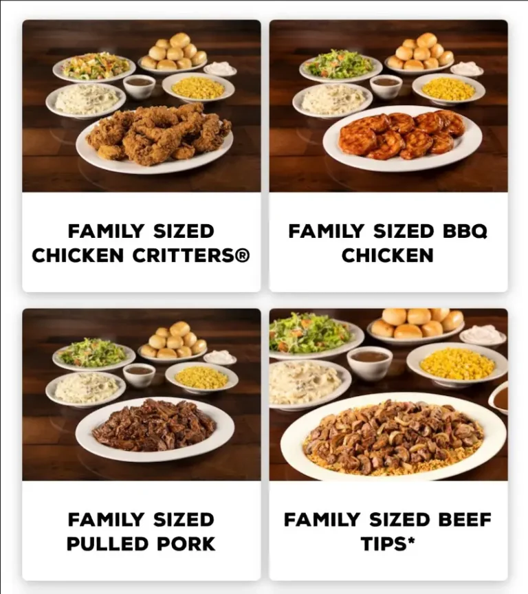 Texas Roadhouse Menu Family
