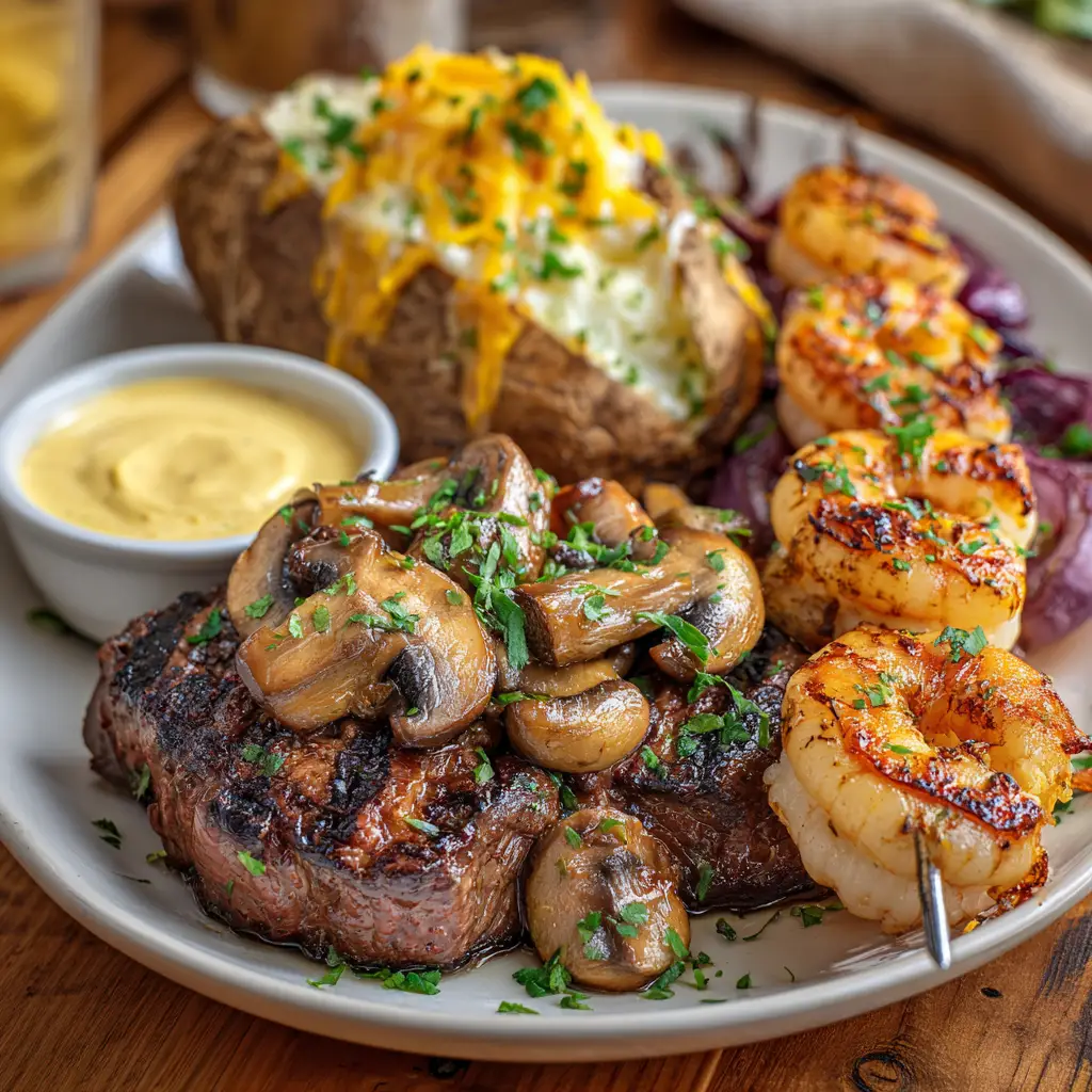 Texas Roadhouse Ribeye 12oz Grilled Shrimp Menu