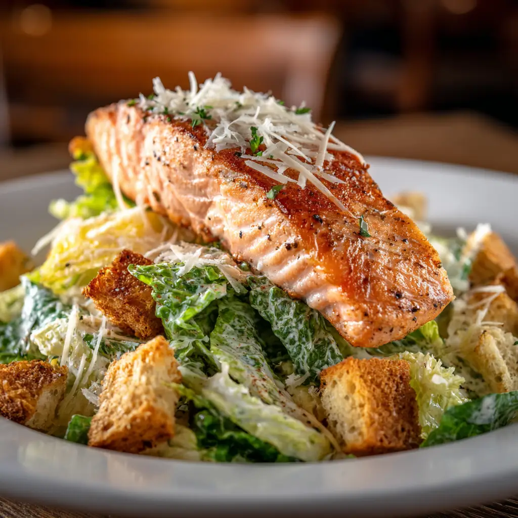 Texas Roadhouse Salmon Caesar Salad Menu